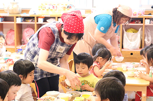 丈夫な体を作る保育